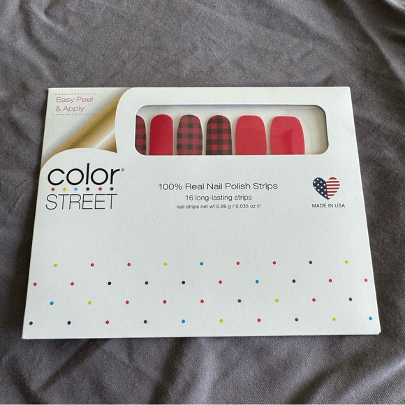 *Retired, HTF* Color Street: Good Girls Gone Plaid | Red Black Buffalo Plaid - Picture 3 of 10